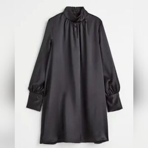 Elegant Black Long Sleeve Dress